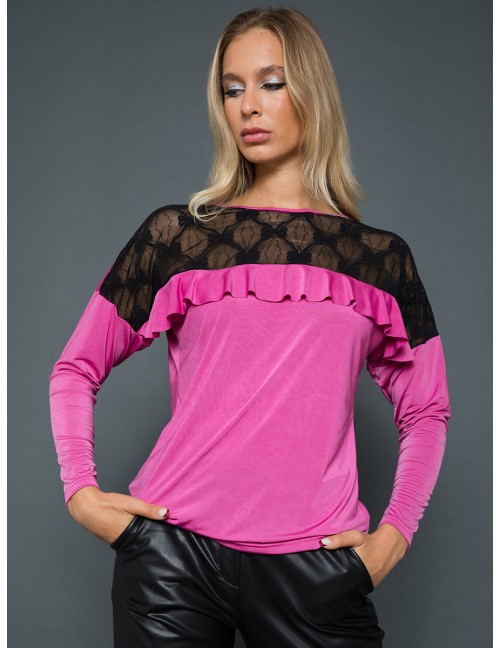 CATIRA Fodros Felső - Pink